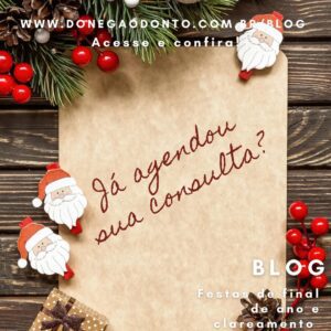 Quanto tempo antes das festas de fim de ano devo fazer clareamento?